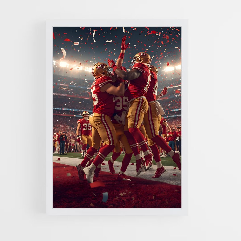 Poster Victoire 49ers (vue 3)